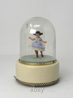 1900's. Vintage Reuge Dancing Ballerina Tested & Works (G-123)