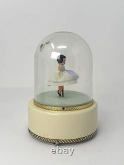 1900's. Vintage Reuge Dancing Ballerina Tested & Works (G-123)
