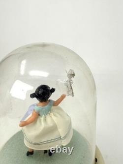 1900's. Vintage Reuge Dancing Ballerina Tested & Works (G-123)