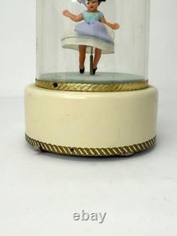1900's. Vintage Reuge Dancing Ballerina Tested & Works (G-123)