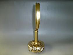 1940s THORENS PRE REUGE Swiss Music Box Musical Mirror Stand (WATCH VIDEO)
