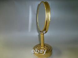 1940s THORENS PRE REUGE Swiss Music Box Musical Mirror Stand (WATCH VIDEO)