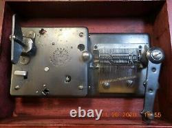 1950/60'S THORENS (PRE-REUGE) AD30 DISC PLAYER MUSIC BOX With 5 DISCS (SEE VIDEO)
