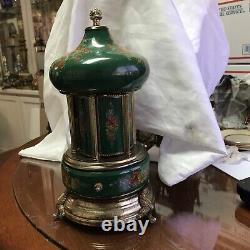 1960 Refuge Green Lipstick /Cigarette Musical Carousel Music Box Not Working