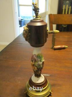 1960'S Reuge How Dry I Am Musical Pepper Grinder porcelain Capodimonte