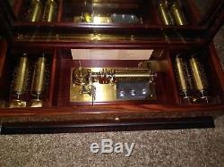 1986 Johann Strauss Reuge 5 cylinder MUSIC BOX Franklin Mint Swiss