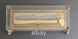 3 Part 144 Note REUGE Crystal-Clear Glass Music Box plays Pachelbel's Canon in D
