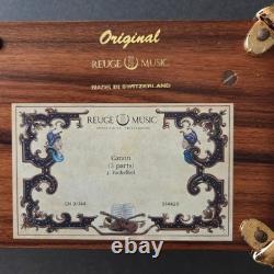 3 Part 144 Note REUGE Crystal-Clear Glass Music Box plays Pachelbel's Canon in D