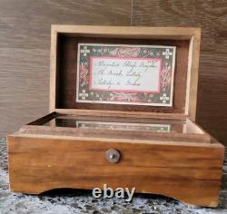 AL350 Vintage Swiss Cylinder Music Box Thorens INC New York Made in Switzerland