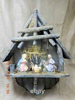 ANRI MUSICAL NATIVITY SCENE With REUGE MOVEMENT PLAYS SILENT NIGHT (SEE VIDEO)