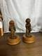 ANRI Wooden Carving Pair Music Box with Reuge Movement Made in Italy
