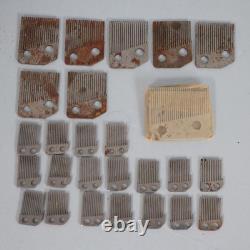 A CYLINDER MUSIC BOX COMB ASSORTMENT 12,19,29 note NEW OLD STOCK Reuge, Thorens