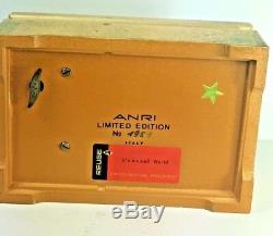 Anri Miniatures Treasure Chest Music Box Limited Edition -it's A Small World