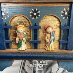 Anri Reuge Swiss Movement Jewelry or Trinket Wooden Box Plays Emperor's Waltz