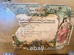 Antique 1800's Reuge Swiss Music Cylinder Box. 6 Airs