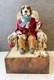 Antique French Automaton Dog Cat Music Box L'Arbre A Pain Swiss Reuge WORKING