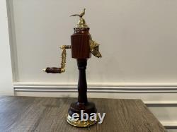 Antique Pre-1900 Pepper Mill Music Box by Reuge Switzerland, Fully Functional