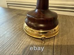 Antique Pre-1900 Pepper Mill Music Box by Reuge Switzerland, Fully Functional