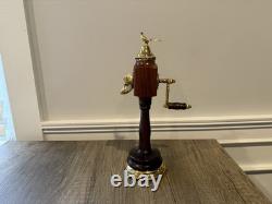 Antique Pre-1900 Pepper Mill Music Box by Reuge Switzerland, Fully Functional