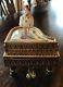 Antique Reuge Dancing Ballerina With Gold Filligree Piano Made In Austria
