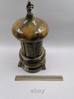 Antique Reuge Lipstick Cigarette Music Box Swiss Movement Italy Made