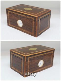 Antique Reuge Music Box 60 Valve 12 Songs Clock Swiss Made Alarm Used