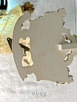 Antique Reuge Music Box Swing Crib Baby Bed WITH CANOPY NO DOLL Works, READ