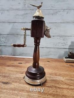 Antique Reuge Music Luge Box Pepper Mill Type