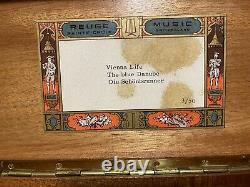 Antique Reuge Music Sainte Croix Switzerland Music Box! Die Schonbrunner 3/50
