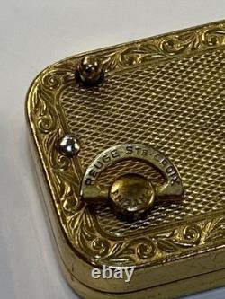 Antique Reuge Ste Croix Swiss Miniature Wind-Up Music Box Key Chain Pendant