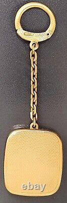 Antique Reuge Ste Croix Swiss Musical Wind-Up Music Box Key Chain Pendant