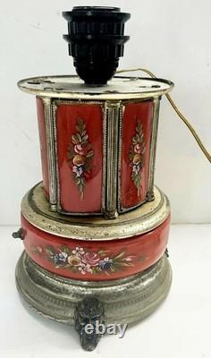 Antique Simo Reuge Lipstick Cigarette Holder Ballerina Carousel Music Box As Is