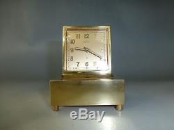Antique Swiss Angelus Musical Alarm Clock Reuge Music Box Alarm (Watch Video)