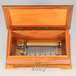 BEAUTIFUL MUSIC BOX by REUGE CHOPIN TRISTESSE 3 PARTS large 72 note comb CH 3/72
