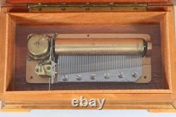 BEAUTIFUL MUSIC BOX by REUGE CHOPIN TRISTESSE 3 PARTS large 72 note comb CH 3/72