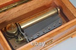 BEAUTIFUL MUSIC BOX by REUGE CHOPIN TRISTESSE 3 PARTS large 72 note comb CH 3/72
