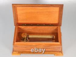 BEAUTIFUL MUSIC BOX by REUGE CHOPIN TRISTESSE 3 PARTS large 72 note comb CH 3/72