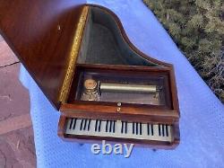 Beautiful Large Vintage REUGE Grand Piano Swiss Cylinder Music Box (Video Inc.)