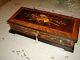 Beautiful Made In Italy Wood Inlaid Music Box 72 Note, Wind Beneath My Wings