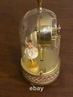 Best Ballerina Clock Music Box- Schmid Tune Roses From the South VIDEO withSOUND