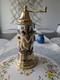 CAPODIMONTE porcelain Grinder Music Box By Reuge Switzerland, ITALY