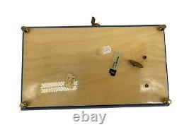 Collectible Reuge Sainte-Croix Swiss Music Box, Fine Woods Inlaid Varnished Hand