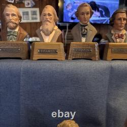 Composers Busts. 7 Composers-Classics and Romantic Epochs. With Reuge Music Box