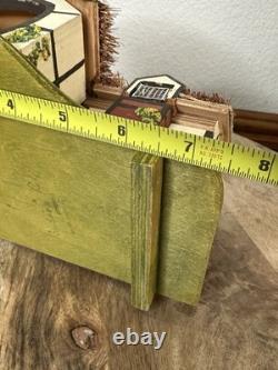 Cottage Music Box Pauline David Reuge Movement Working. Thatched Smithy Vtg 60s