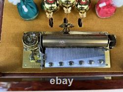 DEFECTIVE REUGE MUSIC 72 Notes BOX LTD EDITION 300 BELLS DANCERS WATCH G3D