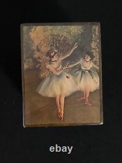 Degas Ballet Dancers Music Box by The American Music Box Company Reuge Movement