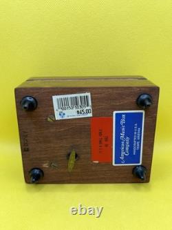 Disney Its a Small World Wooden Music Box Reuge Swiss Movement Mary Blair Art