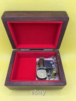 Disney Its a Small World Wooden Music Box Reuge Swiss Movement Mary Blair Art