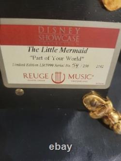 Disney REUGE The Little Mermaid Music Box Disney Ariel Music Box LE 54/ 250