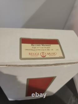 Disney REUGE The Little Mermaid Music Box Disney Ariel Music Box LE 54/ 250